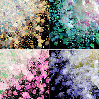 10g Holographic Nail Glitter Sequins Mix Hexagon Powder Sparkly Translucent Flakes Αξεσουάρ Νυχιών Ανταλλακτικά Διακόσμησης Προμήθειες