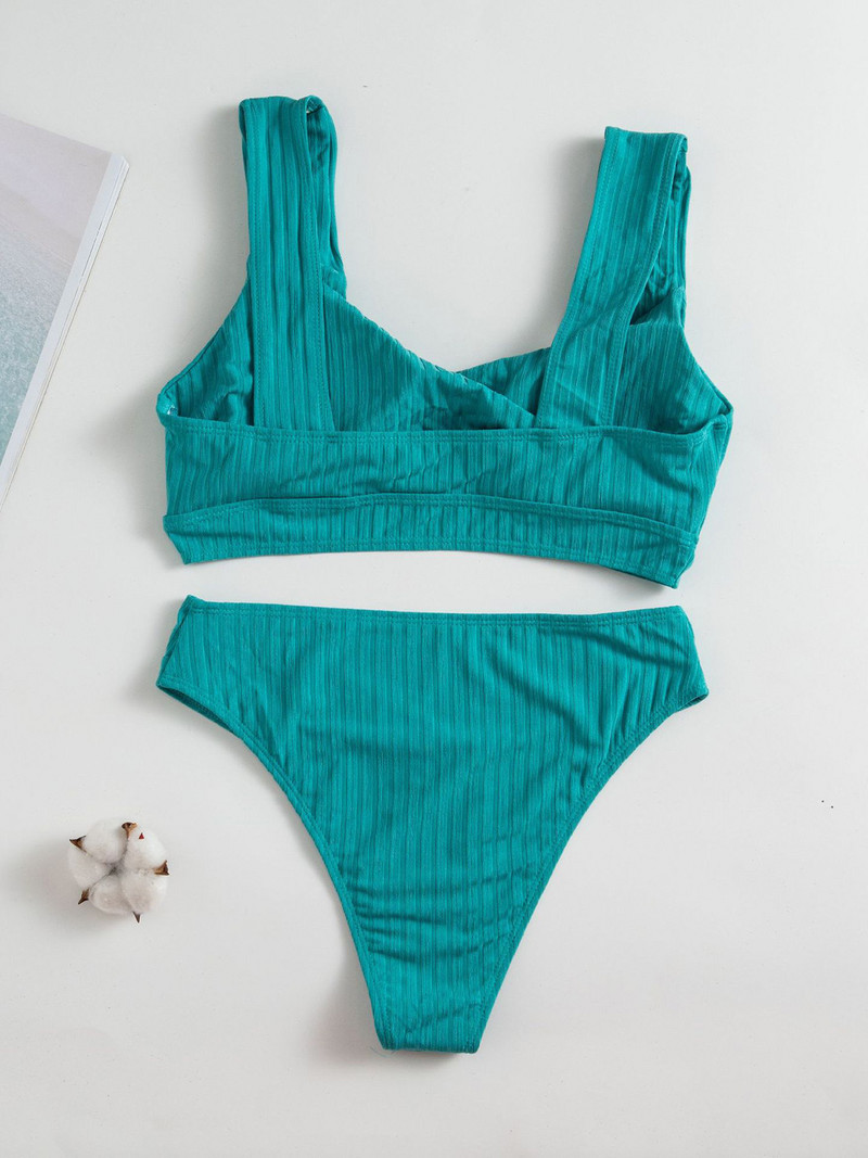 Naujas seksualus, briaunuotas bikinis, vidutinio juosmens, moteriškas maudymosi kostiumėlis, moteriškas maudymosi kostiumėlis, dviejų dalių bikinio rinkinys, paminkštintas maudymosi kostiumėlis, moteriškas maudymosi kostiumėlis V4173