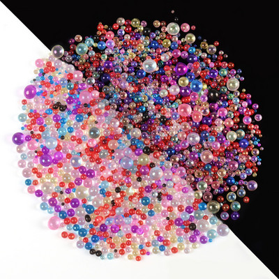 10 ml Mišinys Spalvingi Aurora Crystal Stikliniai Karoliukai Nagų Dailė Kalnų krištolas Pakabukai „Pasidaryk pats“ manikiūro papuošalų aksesuarai Blizgučiai