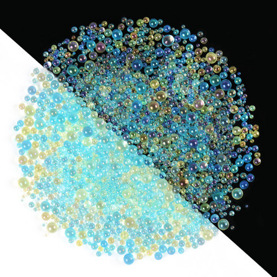 10 ml Mišinys Spalvingi Aurora Crystal Stikliniai Karoliukai Nagų Dailė Kalnų krištolas Pakabukai „Pasidaryk pats“ manikiūro papuošalų aksesuarai Blizgučiai