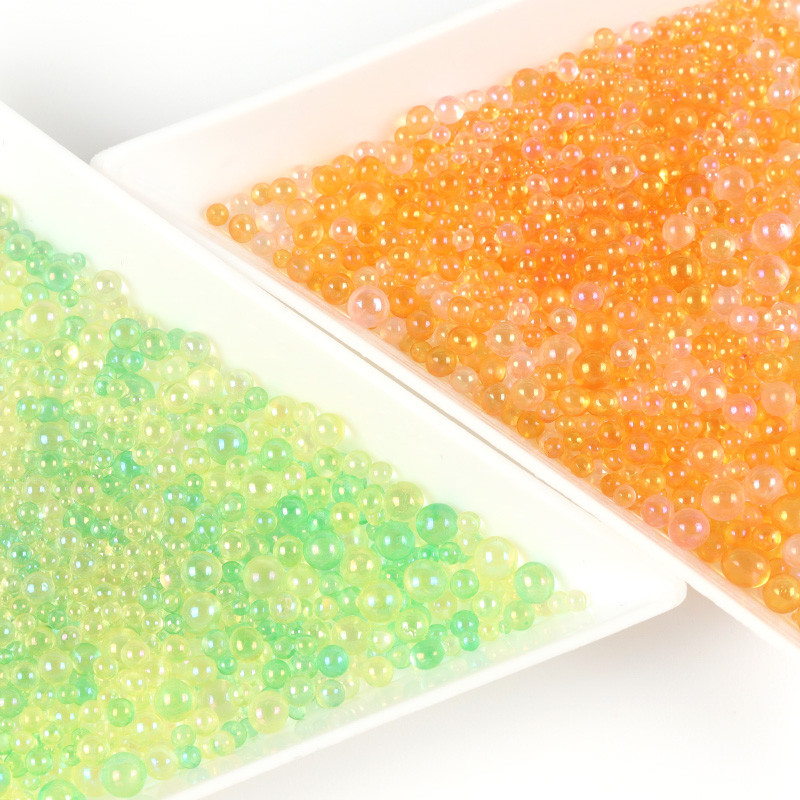 10 ml Mišinys Spalvingi Aurora Crystal Stikliniai Karoliukai Nagų Dailė Kalnų krištolas Pakabukai „Pasidaryk pats“ manikiūro papuošalų aksesuarai Blizgučiai