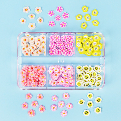 Kawaii Flake Fruit viilutatud küünekunsti võluosad 3D maasika sidruni kaunistustarvikud Korea stiilis UV-geelküünte disaini jaoks