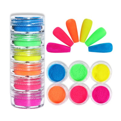 6Box/Set Mix Hatszögletű körömdíszítő flitter AB színes csillogó pigment manikűr dekorációs kiegészítők barkácsolás gél köröm mintákhoz
