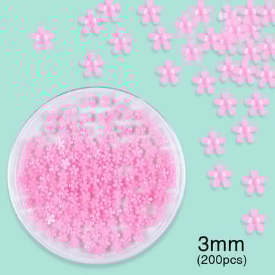 30 vnt AB skaidraus mažyčio apvalkalo plokščio dugno Kalnų krištolinio nagų dailės žavesio priedai 3D dervos akmens dalys, skirtos nagų dekoravimui „pasidaryk pats“