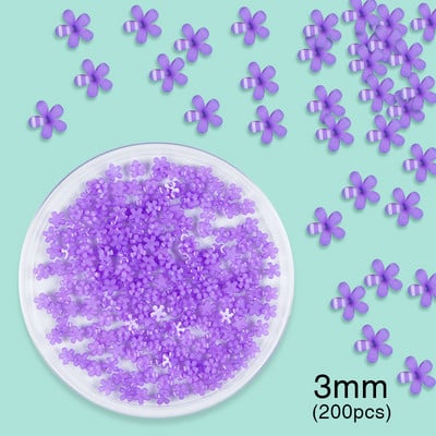 30 vnt AB skaidraus mažyčio apvalkalo plokščio dugno Kalnų krištolinio nagų dailės žavesio priedai 3D dervos akmens dalys, skirtos nagų dekoravimui „pasidaryk pats“