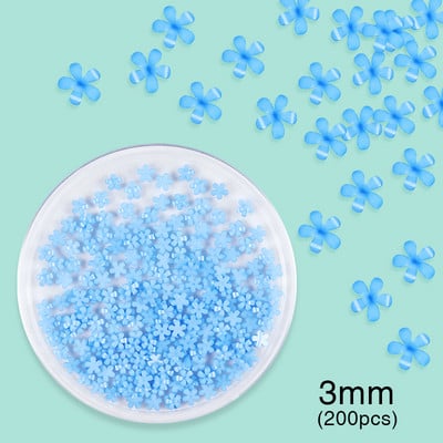 30 vnt AB skaidraus mažyčio apvalkalo plokščio dugno Kalnų krištolinio nagų dailės žavesio priedai 3D dervos akmens dalys, skirtos nagų dekoravimui „pasidaryk pats“