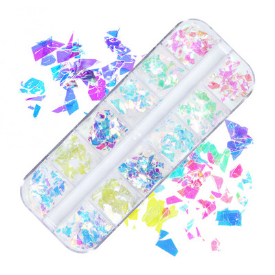 Kawaii Rózsaszín flitteres körömdíszítő készlet 3D aranypehely pillangó virág szív körömdíszítő varrás alkatrészei UV gél manikűr tervezéshez