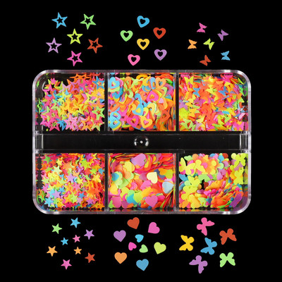 Set de accesorii pentru arta unghiilor cu paiete cu sclipici roz perlat 3D flake fluture floare manichiura farmece piese consumabile pentru unghii cu gel UV