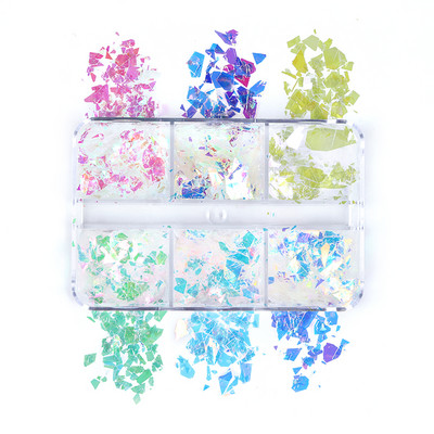 Set de accesorii pentru arta unghiilor cu paiete cu sclipici roz perlat 3D flake fluture floare manichiura farmece piese consumabile pentru unghii cu gel UV