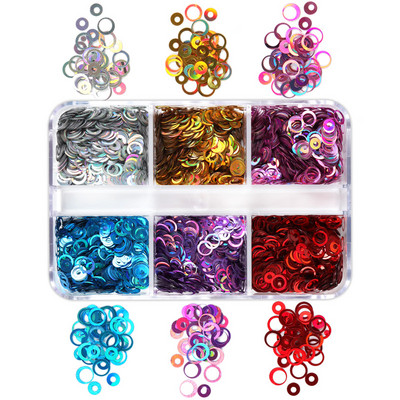 Set de accesorii pentru arta unghiilor cu paiete cu sclipici roz perlat 3D flake fluture floare manichiura farmece piese consumabile pentru unghii cu gel UV