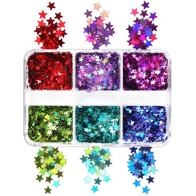 Set de accesorii pentru arta unghiilor cu paiete cu sclipici roz perlat 3D flake fluture floare manichiura farmece piese consumabile pentru unghii cu gel UV