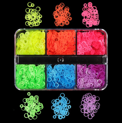 Set de accesorii pentru arta unghiilor cu paiete cu sclipici roz perlat 3D flake fluture floare manichiura farmece piese consumabile pentru unghii cu gel UV