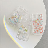 Χαριτωμένη θήκη Sumikko Gurashi Clear Phone Case για iPhone 14 14Pro Max 13 12 Pro 11 XR XS SE 8 7 Plus Cartoon Anime Αντικραδασμικό πίσω κάλυμμα
