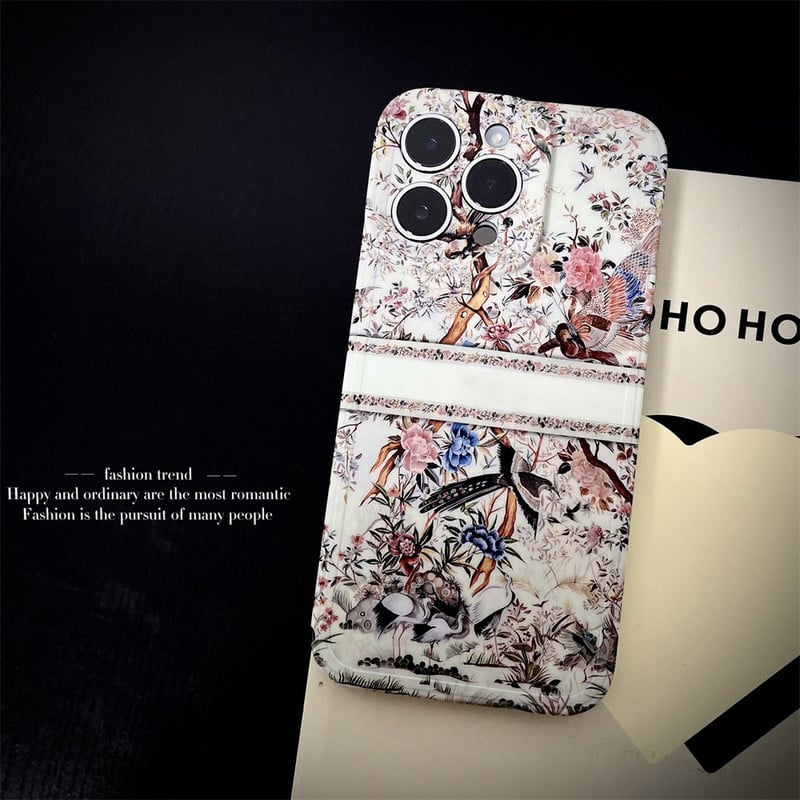 Θήκη τηλεφώνου σειράς λουλουδιών Jungle για IphoneXsMax 11 12 13 14 Pro Max 14plus Αισθητική σχεδίαση Προστατευτικό περίβλημα κατά της πτώσης