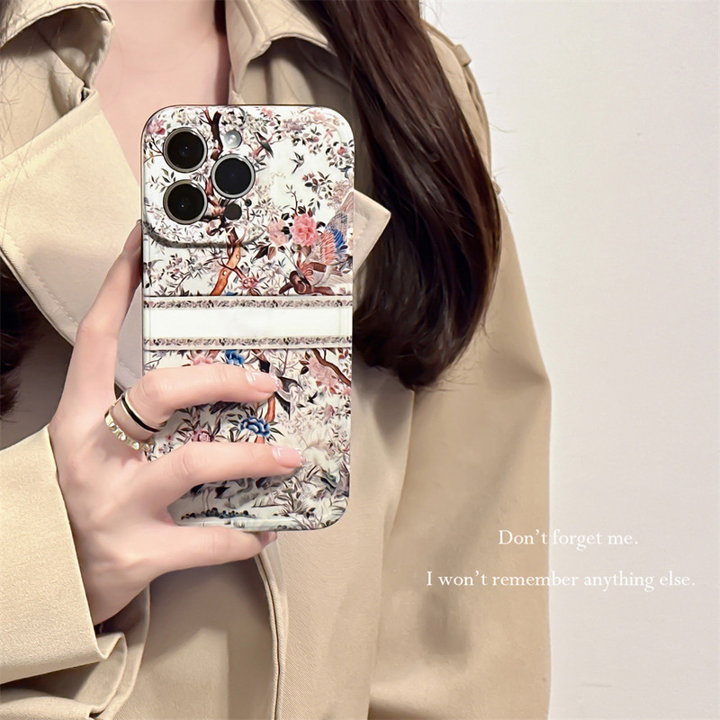 Θήκη τηλεφώνου σειράς λουλουδιών Jungle για IphoneXsMax 11 12 13 14 Pro Max 14plus Αισθητική σχεδίαση Προστατευτικό περίβλημα κατά της πτώσης