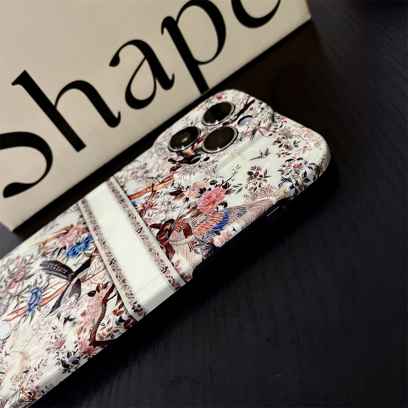 Θήκη τηλεφώνου σειράς λουλουδιών Jungle για IphoneXsMax 11 12 13 14 Pro Max 14plus Αισθητική σχεδίαση Προστατευτικό περίβλημα κατά της πτώσης