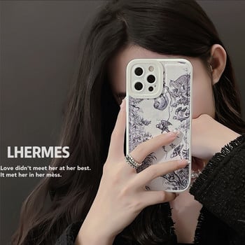 Калъф за мобилен телефон French Luxury Fashion Jungle Animal Art Series за Iphone 14pro 14promax 14Plus 13pro 13promax 12promax 12Pro