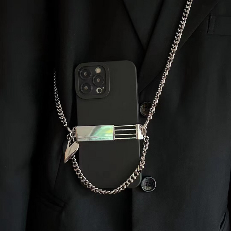 Αξεσουάρ Universal Mobile Phone Clip Αξεσουάρ μόδας Long Crossbody Chain Full Drill Case Phone for Iphone 13pro 12promax