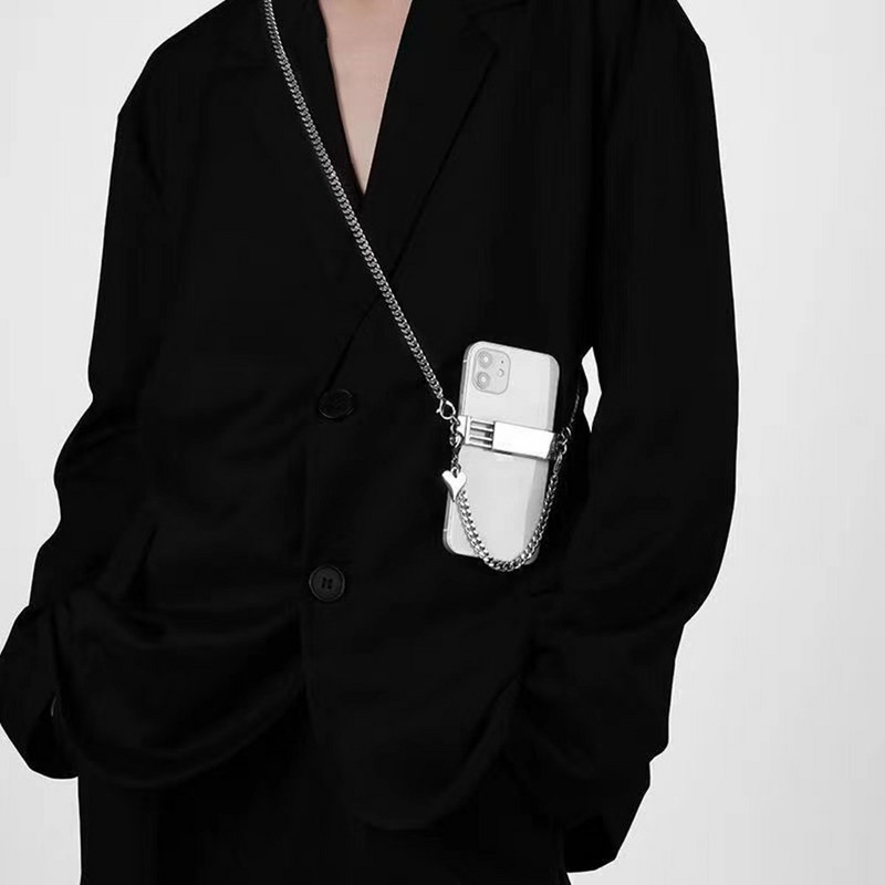 Αξεσουάρ Universal Mobile Phone Clip Αξεσουάρ μόδας Long Crossbody Chain Full Drill Case Phone for Iphone 13pro 12promax