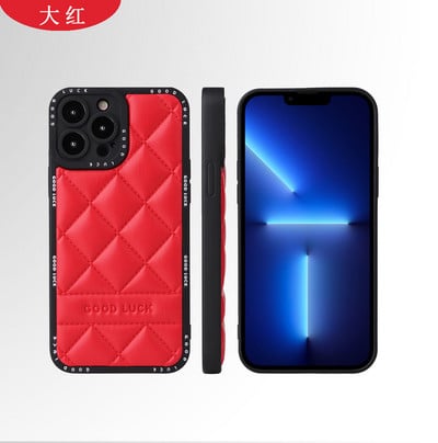 Θήκη Lambskin για Apple IPhone 11 14 Pro Max 13pro 12pro Xsmax Αντισεισμική Σχεδίαση Προστασίας Φακών Κάμερας Μαλακό Σκαμπό για 12