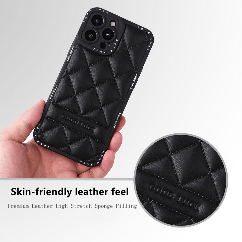 Θήκη Lambskin για Apple IPhone 11 14 Pro Max 13pro 12pro Xsmax Αντισεισμική Σχεδίαση Προστασίας Φακών Κάμερας Μαλακό Σκαμπό για 12