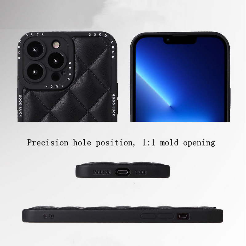 Θήκη Lambskin για Apple IPhone 11 14 Pro Max 13pro 12pro Xsmax Αντισεισμική Σχεδίαση Προστασίας Φακών Κάμερας Μαλακό Σκαμπό για 12