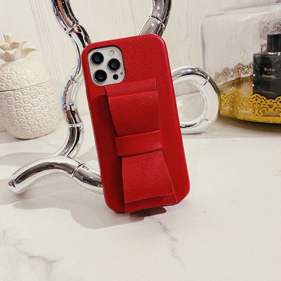 Za iPhone 13 torbica Luksuzni brend Bowknot Wristband Bracket kožna torbica Za iphone 13 11 12Pro 13Pro 11Pro X XR XS držač telefona