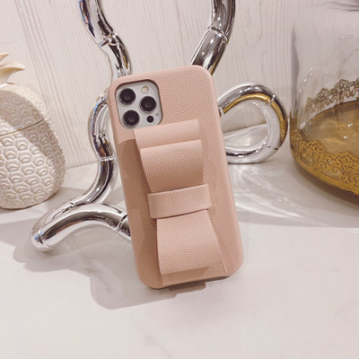 Za iPhone 13 torbica Luksuzni brend Bowknot Wristband Bracket kožna torbica Za iphone 13 11 12Pro 13Pro 11Pro X XR XS držač telefona