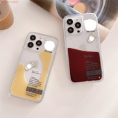 Калъф с течна вода за iPhone 13 12 mini 11 Pro X Xs Max XR 6 6s 7 8 Plus SE 2020 Калъфи за кафе и мляко Силиконов капак