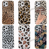 Θήκη για iphone 13 11 12 Pro Max XR X XS Max SE 2020 7 8 Plus Fashion Colorful Leopard Print Conch Shell Μαλακό κάλυμμα σιλικόνης