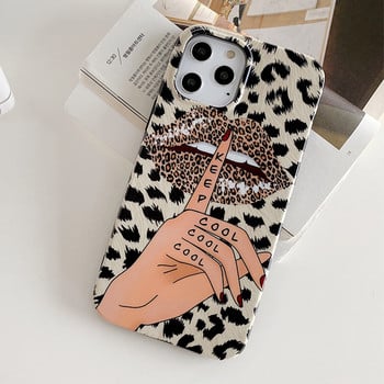 Калъф за iphone 13 11 12 Pro Max XR X XS Max SE 2020 7 8 Plus Fashion Colorful Leopard Print Conch Shell Мек силиконов капак