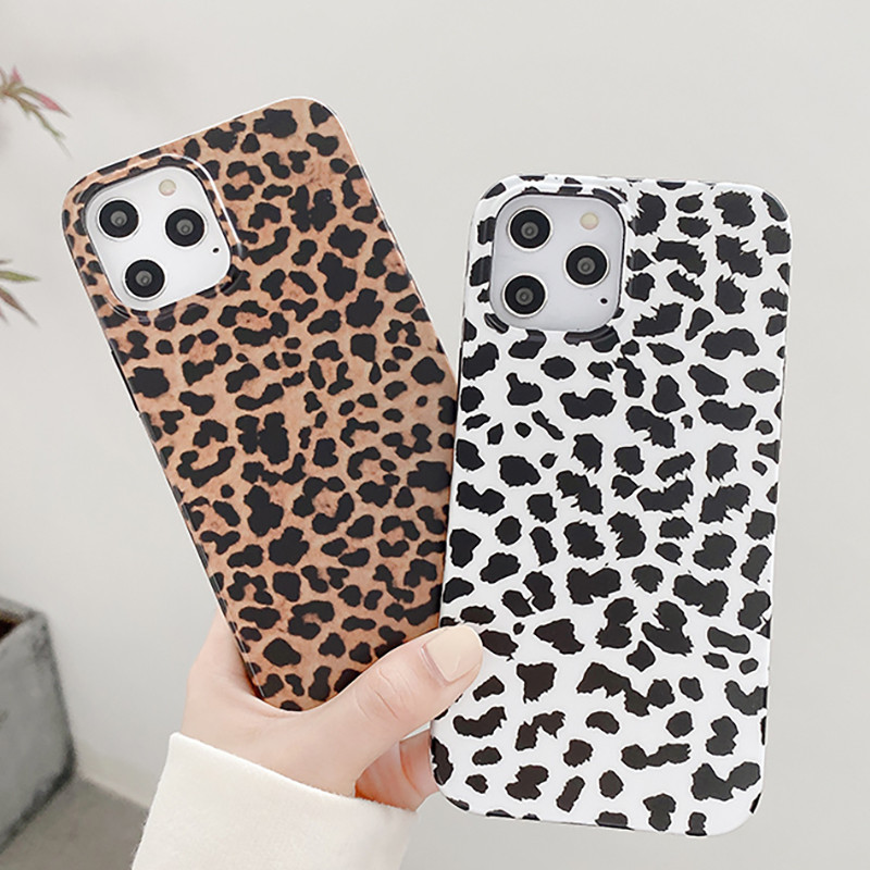 Θήκη για iphone 13 11 12 Pro Max XR X XS Max SE 2020 7 8 Plus Fashion Colorful Leopard Print Conch Shell Μαλακό κάλυμμα σιλικόνης
