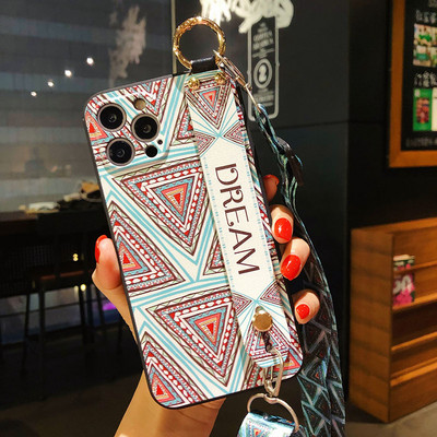 Torba preko ramena Vintage uzorak narukvica Držač telefona Mekana torbica za iPhone 13 14 Pro Max 12 11 X XR XS 7 8 Plus SE 2020 Poklopac