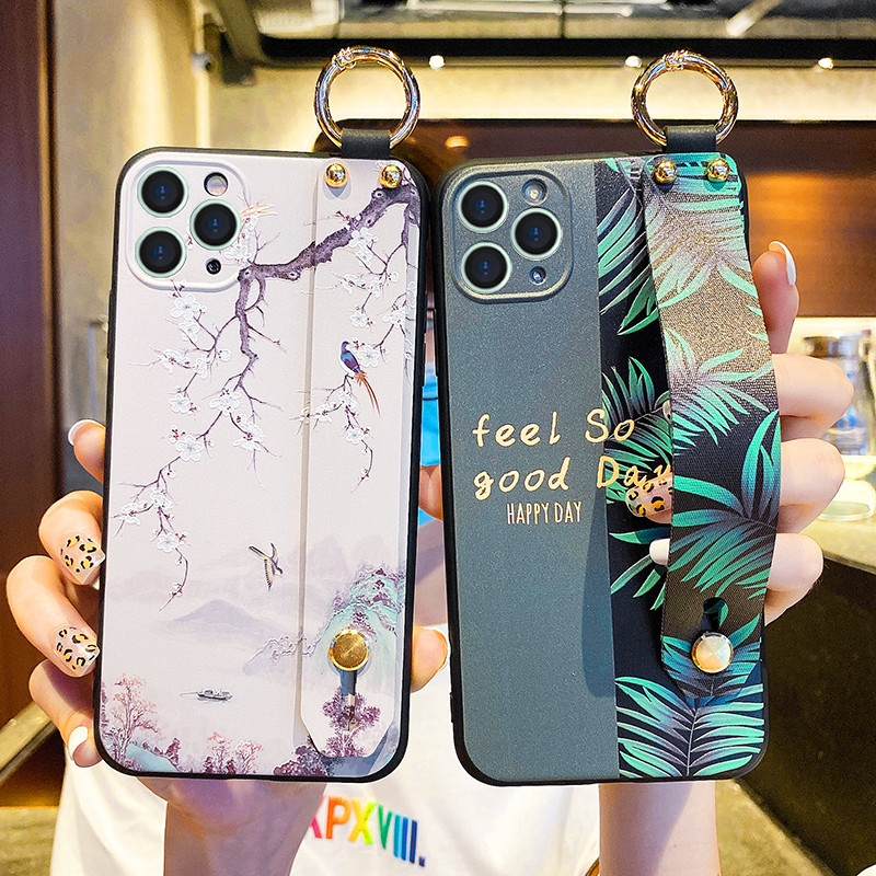 skirtas iPhone 14 riešo dirželio dėklui Prabangus 3D reljefinis fotoaparato apsauginis minkštas stovo dangtelis, skirtas iPhone 13 12 11 Pro Max SE2020 XR XS Max 7 8