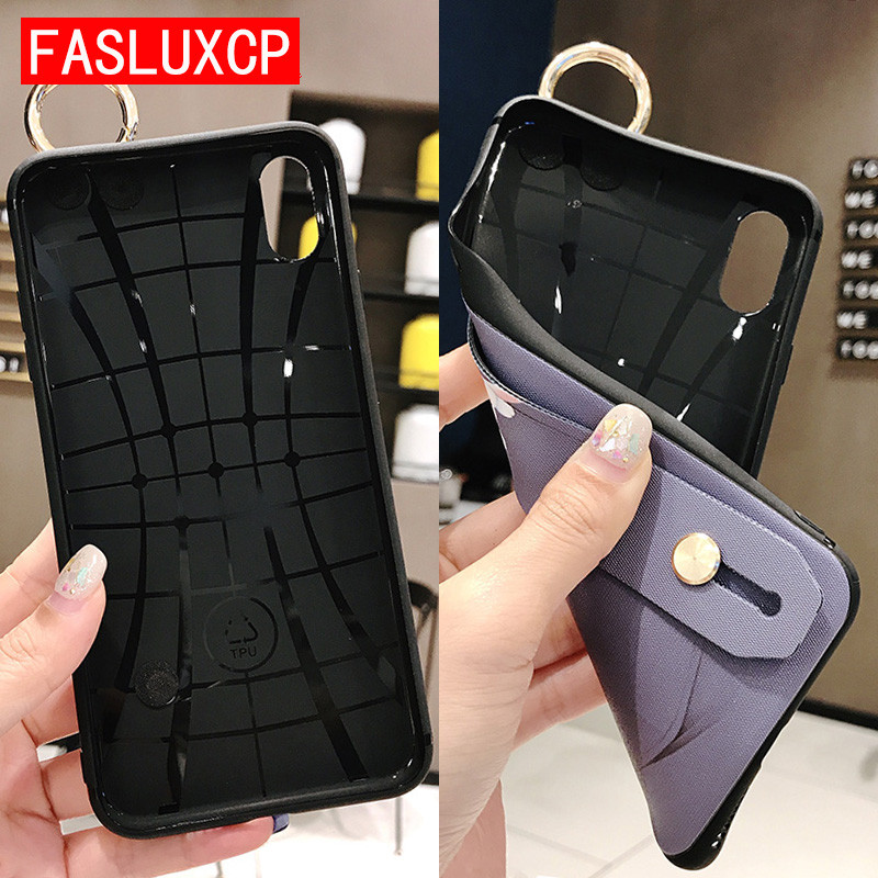 Meke TPU futrole za narukvicu za iPhone 14 11 12 13 pro max 7 8Plus X XR Xs SE 2 Vintage rešetkasti cvjetni uzorak Poklopac za držač telefona