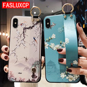 Θήκη τηλεφώνου Rose Wristband για iPhone 13 14 Pro 11 12 Soft TPU Flower Phone Case για iPhone 14 Xs Max 7 8 SE 2 X XR Funda