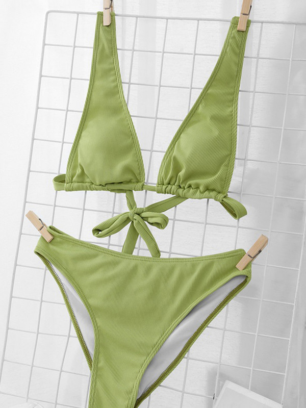 Ztrak briaunuotas aukšto kirpimo bikinis seksualus moteriškas maudymosi kostiumėlis be nugarų, 2022 m. Naujas Bandage maudymosi kostiumėlis Moteriškas maudymosi kostiumėlis Tvirtas vasaros paplūdimio drabužis