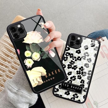 Моден ретро Flower Ted Design-Bakers Phone Case Гумен за iPhone14 13 12 11 Pro Max XS 8 7 6 6S Plus X SE 2020 XR 12Mini case