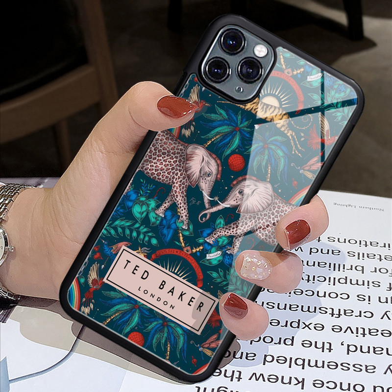 Fashion Retro Flower Ted Design-Bakers Phone Case Rubber for iPhone14 13 12 11 Pro Max XS 8 7 6 6S Plus X SE 2020 XR 12Mini case