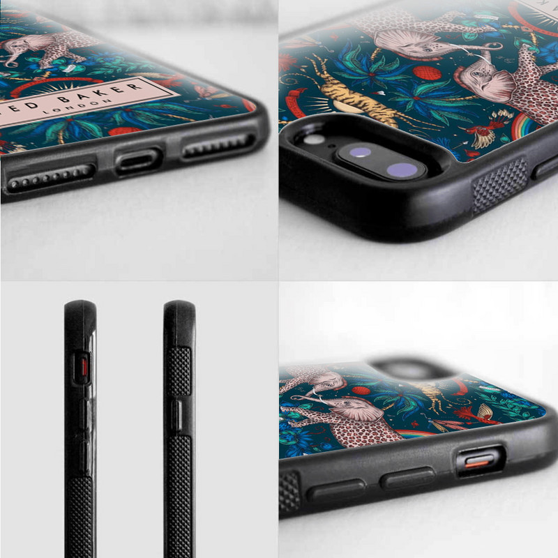 Fashion Retro Flower Ted Design-Bakers Phone Case Rubber for iPhone14 13 12 11 Pro Max XS 8 7 6 6S Plus X SE 2020 XR 12Mini case