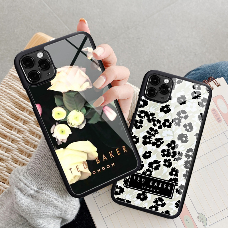 Fashion Retro Flower Ted Design-Bakers Phone Case Rubber for iPhone14 13 12 11 Pro Max XS 8 7 6 6S Plus X SE 2020 XR 12Mini case