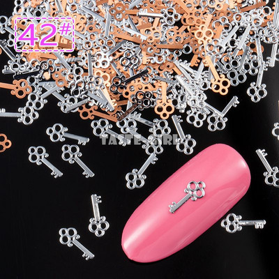 400 τμχ/συσκευασία Halloween Pumpkin Face Witch Spider Web Bat Star Μεταλλικές πούλιες νυχιών Brone Back Nail Art Slice Διακόσμηση Μανικιούρ