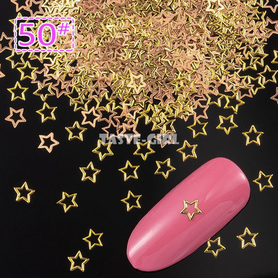 400 τμχ/συσκευασία Halloween Pumpkin Face Witch Spider Web Bat Star Μεταλλικές πούλιες νυχιών Brone Back Nail Art Slice Διακόσμηση Μανικιούρ