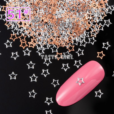 400 τμχ/συσκευασία Halloween Pumpkin Face Witch Spider Web Bat Star Μεταλλικές πούλιες νυχιών Brone Back Nail Art Slice Διακόσμηση Μανικιούρ