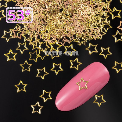 400 τμχ/συσκευασία Halloween Pumpkin Face Witch Spider Web Bat Star Μεταλλικές πούλιες νυχιών Brone Back Nail Art Slice Διακόσμηση Μανικιούρ