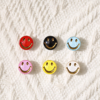 20 τμχ Kawaii Smiley Nail Art Charms Parts Smile 3D Relief Αξεσουάρ Διακοσμήσεις νυχιών DIY Επαγγελματικά στρας για μανικιούρ