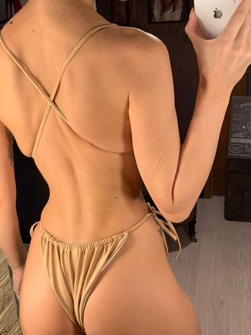 Bikini brazilian cu volane sexy Costum de baie pentru femei Costum de baie pentru femeie Set de bikini din două piese Costum de baie pentru baie pentru baie V1994