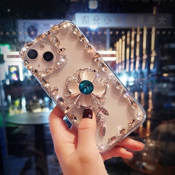 Калъф за телефон Bling Diamond Love Bow за iphone 14 X XR XS 11 13 Pro Max 12 Pro 7Plus 8Plus 5 se 6 s 7 8 Plus SE 2020 + капак