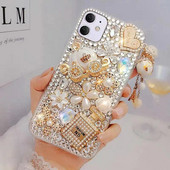 Мек калъф за кола Bling Diamond Pumpkin за iphone 14 X XR XS 11 13 Pro Max 12 Pro 7Plus 8Plus 5 6 s 7 8 Plus SE 2020 + капак