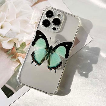 Bionic Butterfly Phone Holder 3D Effect socket Folding Grip Tok Прозрачна дръжка за насекоми Стойка за телефон